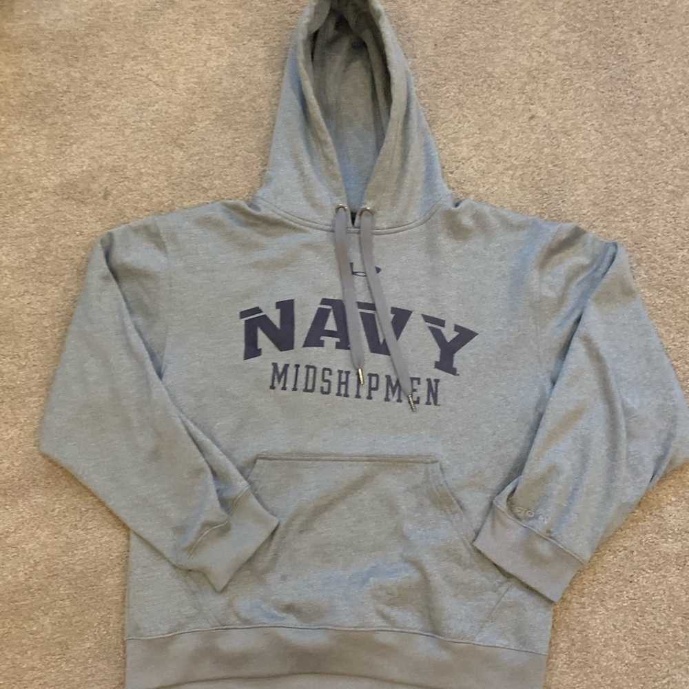 Grey Navy Under Armor Hoodie